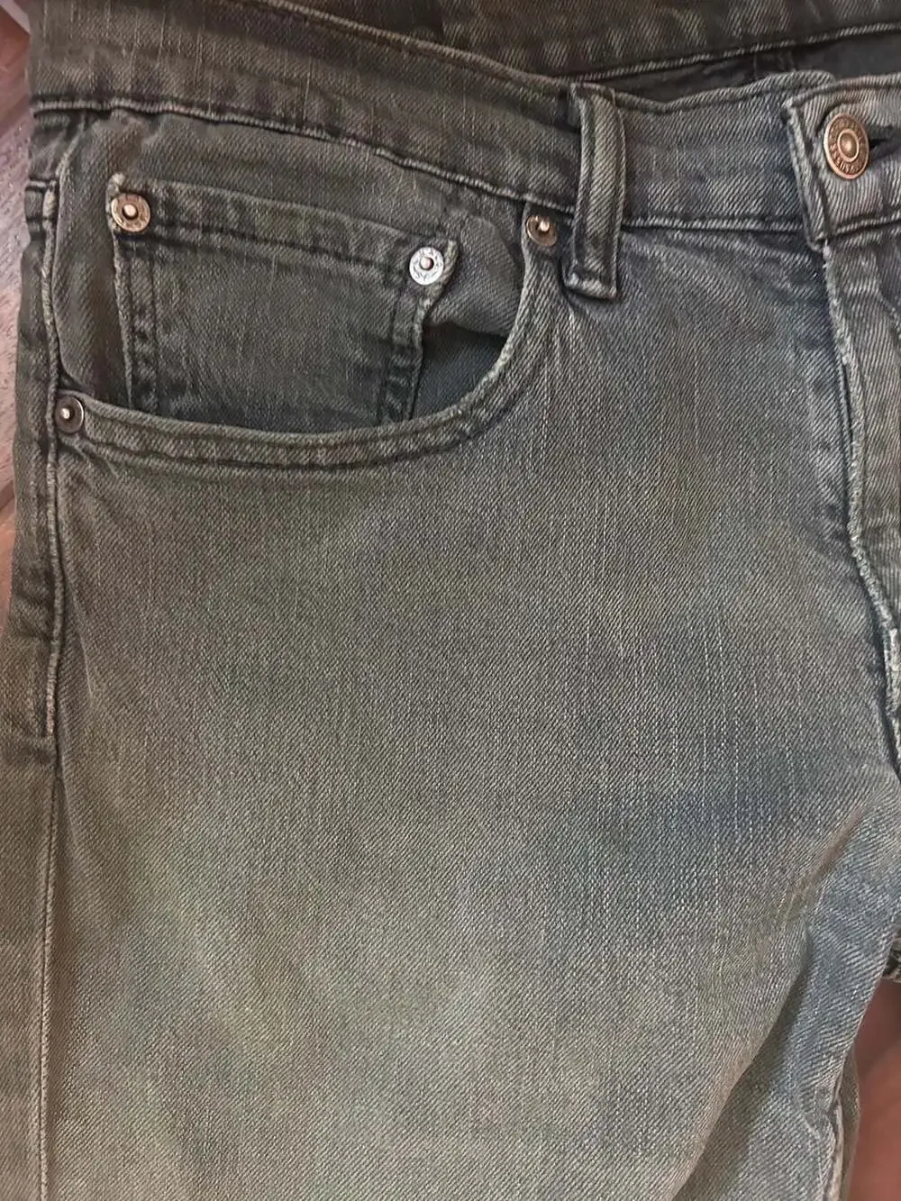 Levi's 511 Slim Fit Jeans in Green-Gray Wash, 31 x 32